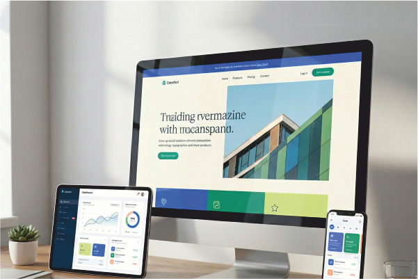 Website and app UI design